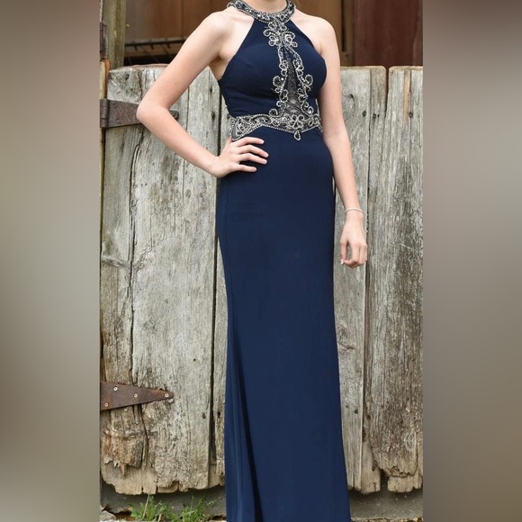 Ellie Wilde Prom Dress Size 0 - Picture 4 of 5